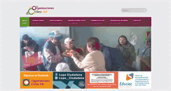 Desktop Screenshot of organizacionescivilesslp.org.mx