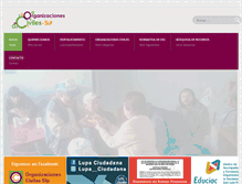 Tablet Screenshot of organizacionescivilesslp.org.mx
